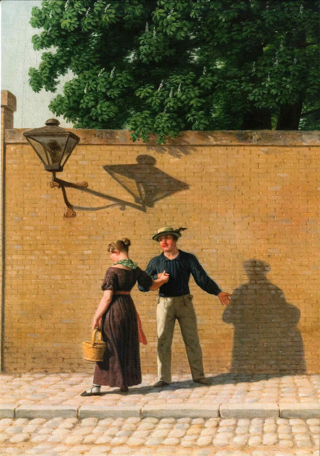 C.W. Eckersberg: En matros tager afsked med sin pige
