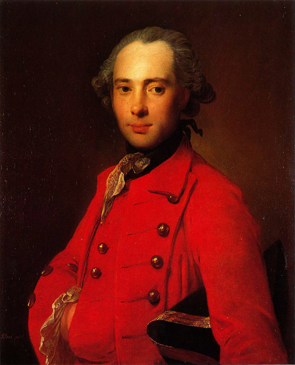 Jens Juel: Ung mand i rød kjole, 1768