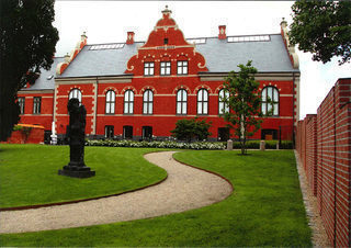 Ribe Kunstmuseum set fra haven
