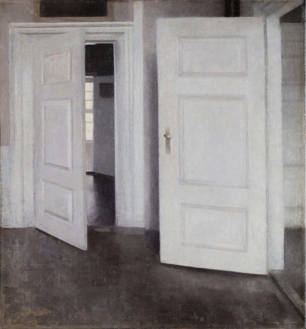 Vilhelm Hammershøi. Hvide døre. Strandgade 30. (1899). Inv.nr. 414. Fotograf Anders Sune Berg
