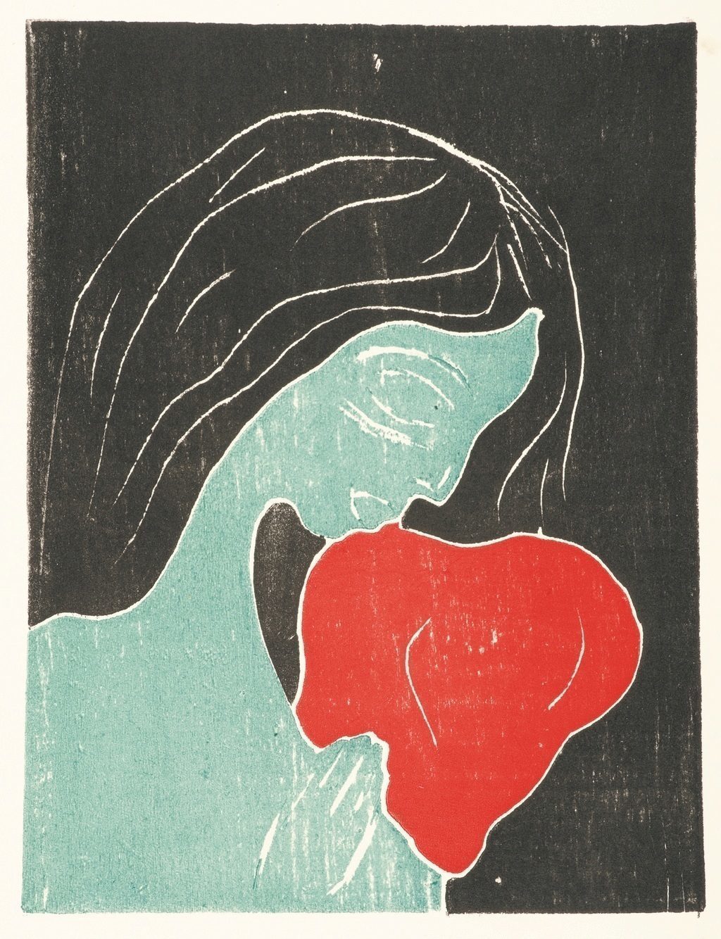 Edvard Munch, "Hjertet", 1898-99, privatsamling. foto Sidsel de Jong