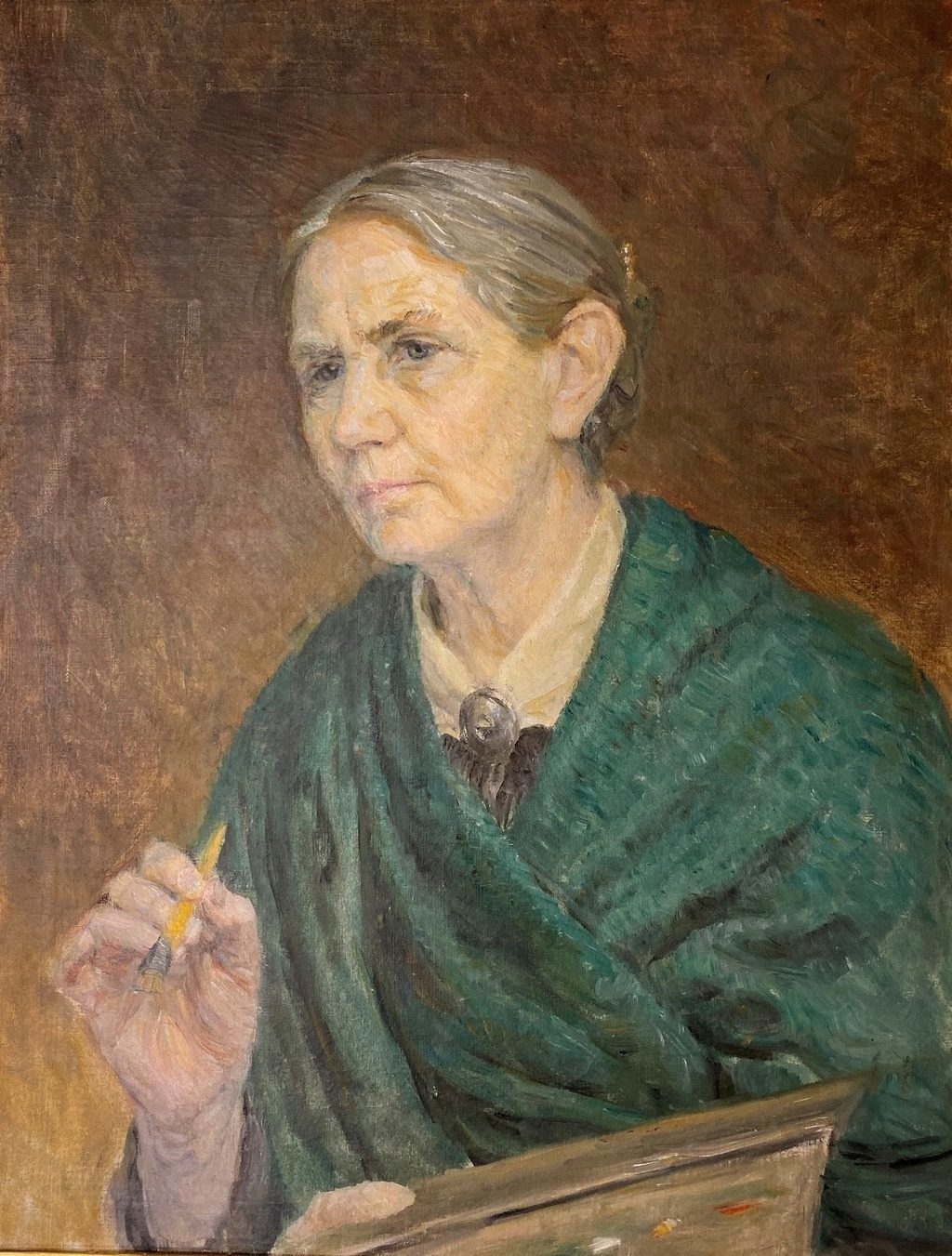 Agnes Smidt, "Selvportræt". 1920'erne. Privateje.