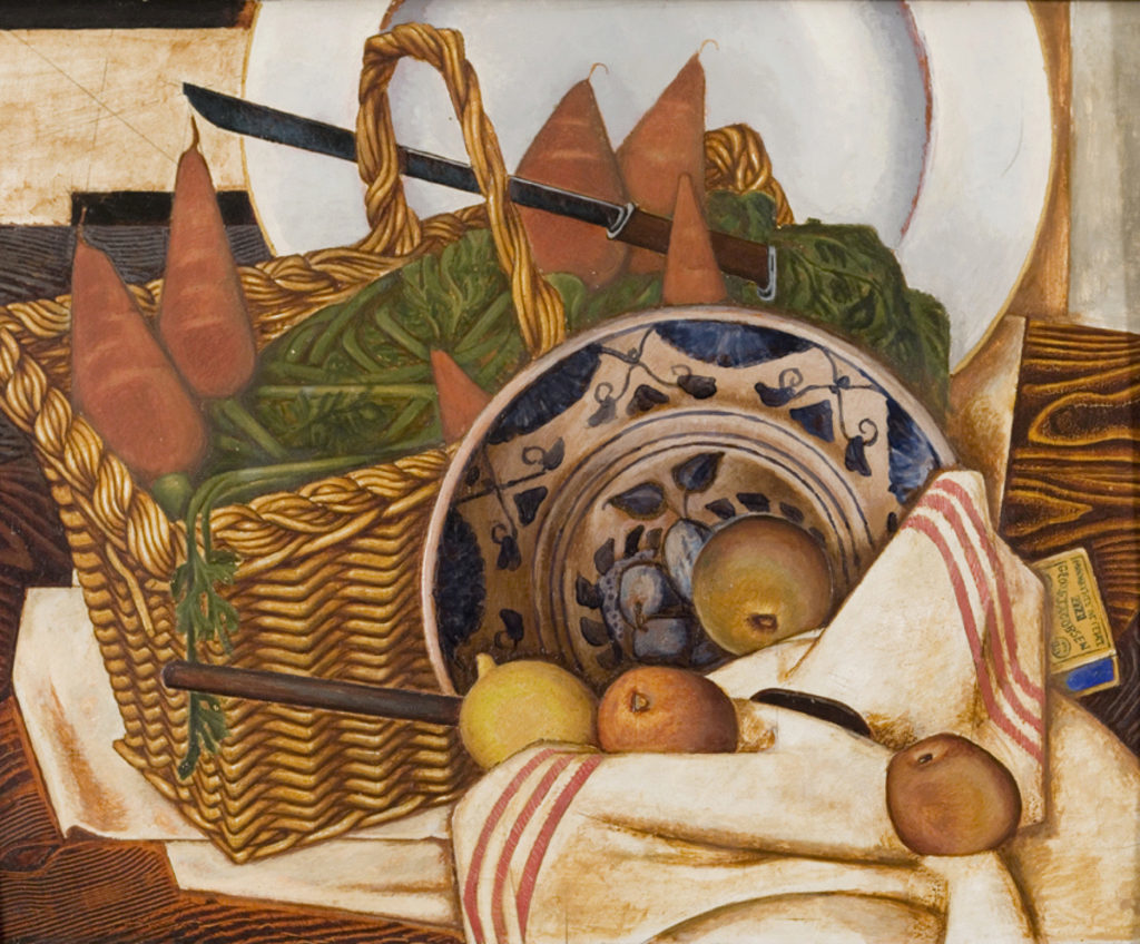 Georg Jacobsen, "Nature Morte (Au panier des carottes), 1921. Ribe Kunstmuseum