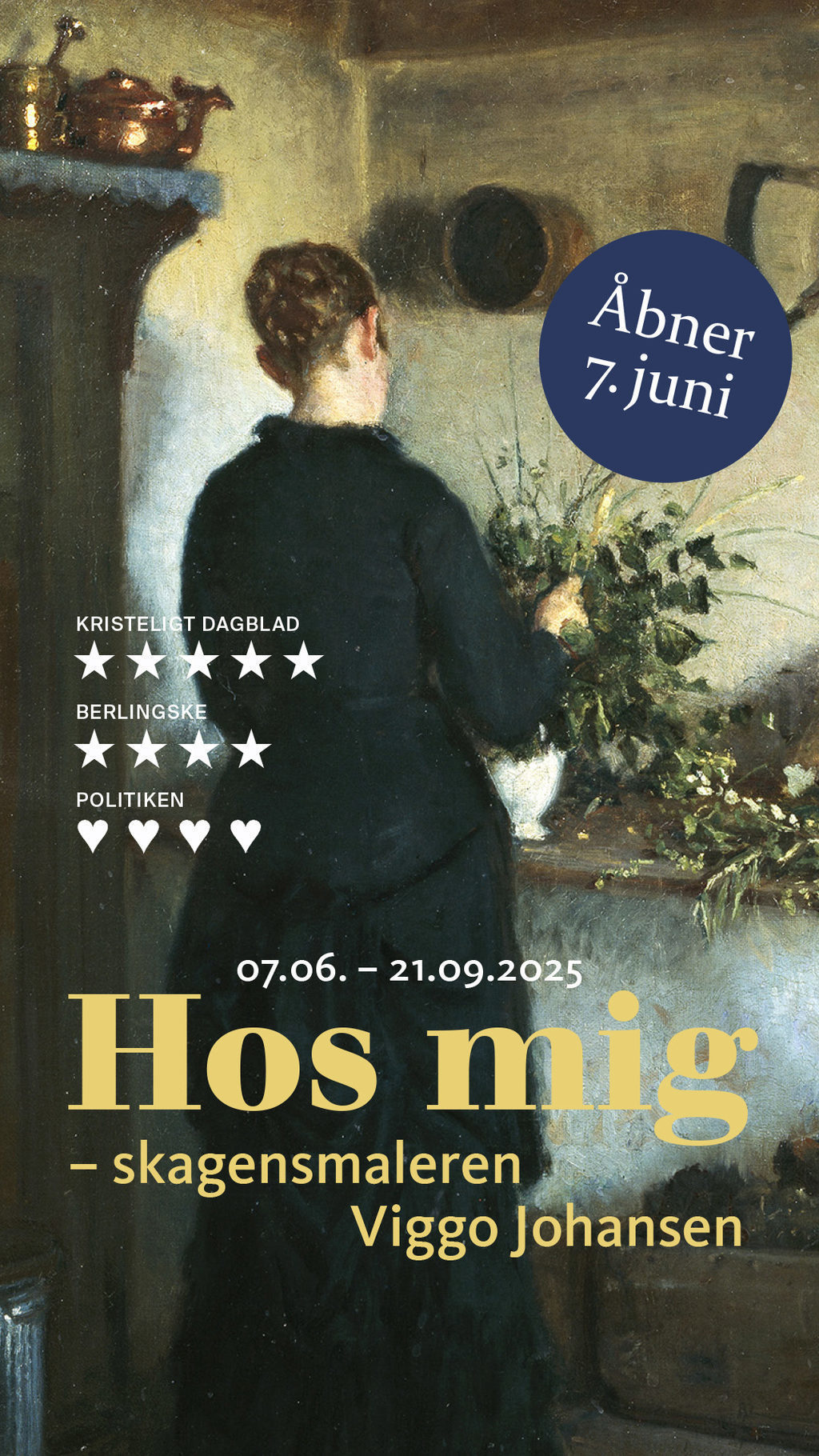 Udstillingen Hos mig - skagensmaleren Viggo Johansen åbner 7.juni