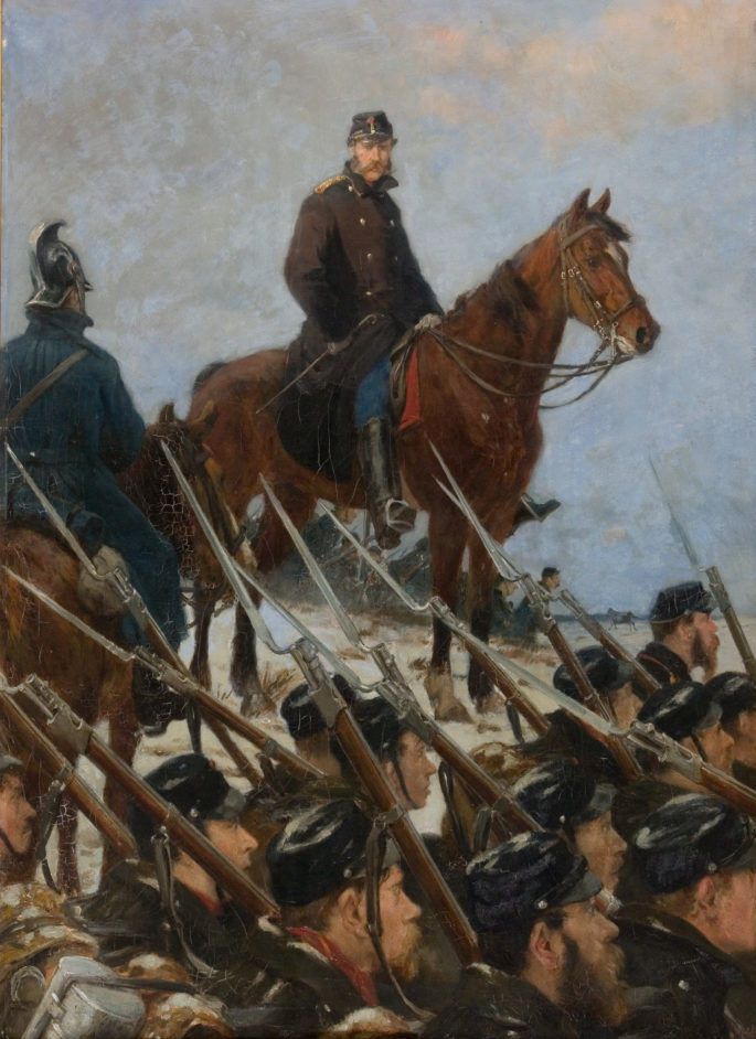 Oberst Max Müller ved Sankelmark Sø den 6. februar 1864