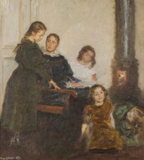 The wife and daughters of the artist