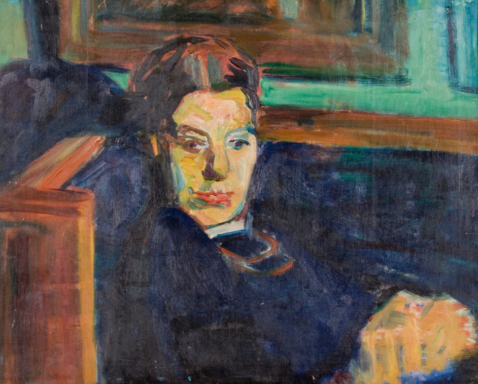 Portrait of the artist's first wife Christine Swane