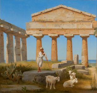 The Temple of Athena in Paestum
